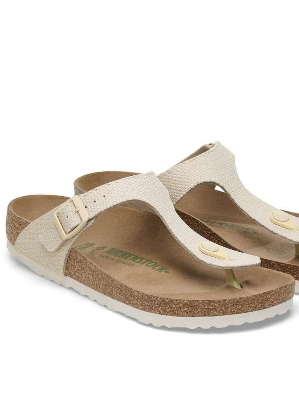 Birkenstock Gizeh Sandals Canvas Vegan Size 40 Sandals